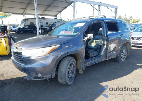 2014 Toyota Highlander Hybrid Limited Platinum V6 from USA, damaged, VIN 5TDDCRFH9ES005244
